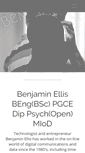 Mobile Screenshot of benjaminellis.org